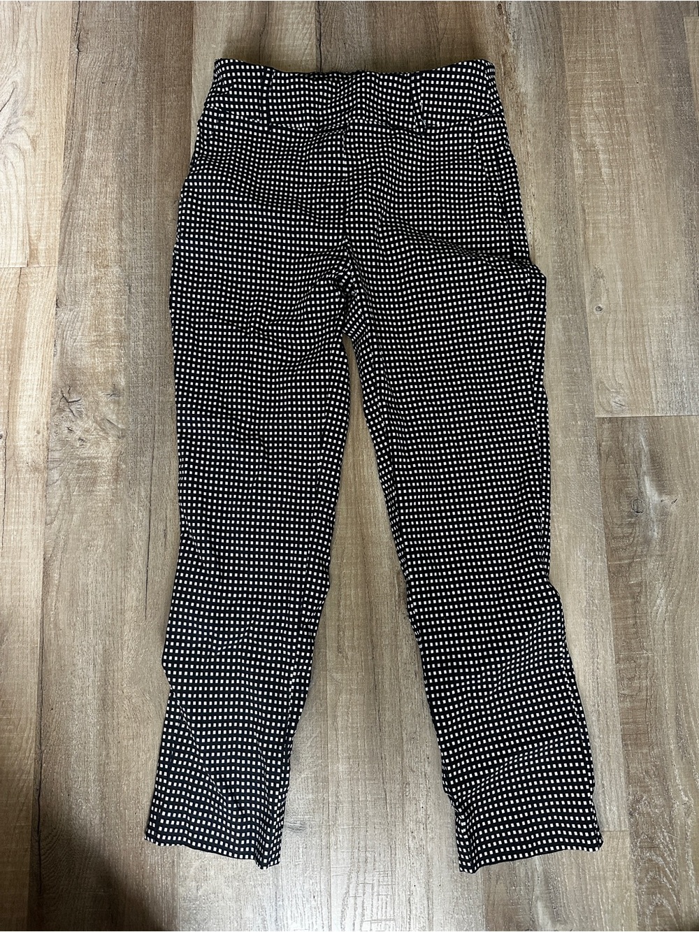Jules & Leopold Black and White Checker Slim Work Pants